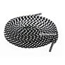 Double Layer Multi Color Flat Braid Two Toned Polyester Shoelaces for Jogging Shoes