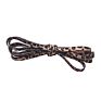 Durable Flat Printing 8 Mm Wide Polyester Leopard Elastic Shoelaces