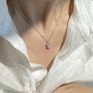 Dylam Korean Style Minimalist Stackable Jewellery 925 Sterling Silver Cz Designer Lock Pendant Gold Chain Necklace