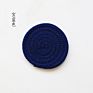 Eco-Friendly Handmade Multiple Colors Tea Cup Mat Cotton Rope Woven round Tea Table Drinks Cup Mat