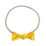 Elastic Velvet Bow Headband European and American Retro Baby Hair Accessories Pure Color Knotted Non-Marking Headband