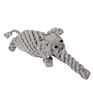 Elephant Lion Crocodile Bone Chew Cotton Rope Dog Toys