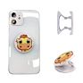 Epoxy round Finger Colorful Gold Foil Cell Phone Holder Socket Collapsible Mobile Phone Kickstand Grip for Smartphone Tablets