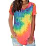 European and American Tie-Dye Printed Clothes Women's Style