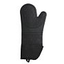 Extra Long Oven Mitts and Pot Holders Sets Heat Resistant Silicone Oven Mittens with Mini Oven Gloves and Pads Potholders