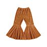 Fall Kids Flare Toddler Girl Bell Bottoms Velvet Pant for Infant Girls Solid Stretch Girls Flare Pants