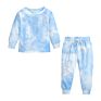 Fashionable Tie Dye Clothes Sets Children Girls Long Sleeve Clothing Kids Pajamas Set