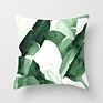 Fashionable Tropical Plant Polyester Hugging Pillow Case Office Fabric Sofa Cushion Cover Home Peach Skin Pillow Case