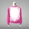 Faux Bleach Design Sublimation Crew Neck Sweatshirt