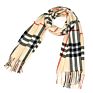 Female Wool Plaid Scarf Women Scarves Wide Lattice Long Shawl Wrap Blanket Warm Tippet