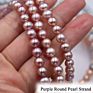 Fengzuan Jewelry Natural Freshwater Pearl Necklace 16-Inch 7-8Mm round White Pearl Necklace for Women Gift