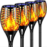 Flame Torch Outdoor Solar Design Waterproof 96Leds Solar Garden Light