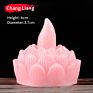 Flickering Flameless Tealight Led Candles Battery Operated Waterproof Outdoor Decorative Led Lotus Floating Candles