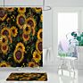 Flowers Printed Shower Curtains Bathroom Shower Curtain Waterproof Bath Screens Home Decorations Multi-Size Shower Curtains