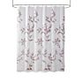 Flowers Printing Waterproof Metal Grommet Polymer Polyester Floral Shower Curtain