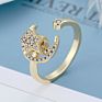 G418 Jewelry Personality Anti-Anxiety Fidget Rings Rose Flower Butterfly Women Spinning Ring