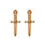 Gemnel Hote Delicate Bijoux En Argent 925 Sword Earrings Studs