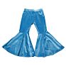 Girls Leggings Velvet Bell Bottoms Big Bell Velvet Comfortable and Soft Flare Pants