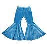 Girls Leggings Velvet Bell Bottoms Big Bell Velvet Comfortable and Soft Flare Pants