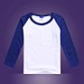 Girls Raglan Long Sleeve Baseball Tee Shirts Kids Blank Raglan Cotton Tees