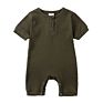 Girl's Rompers Boy Zip Baby Romper Suitable for Both Boys and Girls