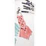 Goods Handmade Bag Accessories Rope Tassels Cotton Thread Weave Boho Macrame Keychain