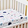 Guava Lotus Travel Crib Fitted Sheet with Name Grow Wild Crib Sheet Cotton Standard Crib Toddler Sheets