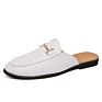 Half Men Leather Slipper Man Slipper Leather Real Slippers Leather