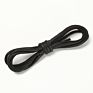 Hdcrafter Waxed round Fine Wax Rope Waterproof Pure Cotton Shoelace Business Shoes