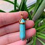 Hexagon Pencil Point Natural Real Gem Stone Pendant Necklace Crystal Stone Jewelry Necklace Healing Stone for Women