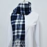 High Grade Autumn and Solid Color Long Simulation Cashmere Scarf Thick Tassel Shawl Warm Scarf