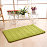Home Bath Mat Non-Slip Bathroom Carpet Soft Coral Fleece Memory Foam Rug Mat Kitchen Toilet Floor Decor