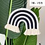Home Decor Nordic Style Boho Cotton Rainbow Macrame Wall Hanging