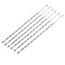 Hupo.Hutu Natural Minimalist Dainty Handmade Glass Cut String 18K Gold Plated Beading Crystal Bracelet for Women