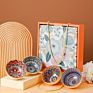 Hy Flower Gift - Bohemian Ceramic Bowl and Tableware Creative Gift with Hand Gift Set Bowl