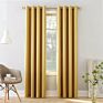 Ihome Heavy Blackout Window Curtains for the Living Room Drapes Navy Color Blackouts Curtain
