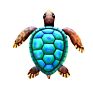 In Stock Metal Sea Turtle Beach Theme Decor Wall Art Decor for Indoor Outdoor Bathroom Garden