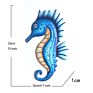 In Stock Metal Seahorse Pendant Wall Art Seahorse Hanging for Home Garden Decor