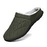 Indoor Outdoor Fluffy Slip-On Slippers for Men Anti-Skid Men House Slippers Faux Fur Collar Waterproof