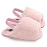 Infant Fur Sandals Girl Fancy Cute Baby Furry Slippers