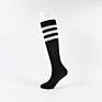 Japanese Student Color Striped Black Teen Girl Woman Tube Socks Knee High Sock
