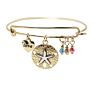 Jewelry Gift Tree of Life Pendant Alloy Push-Pull Bracelet Diy Openable Bracelet Men and Women