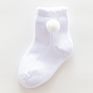 Kids Socks Pompom Toddlers Girls Bow Ankle Short Soft Cotton Baby Girl Solid Color Socks