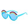 Kids Sunglasses round Rainbow Sun Glasses Boys Children's Pink Lenses Baby Girl Shades Colorful Eye Pc Sunglass