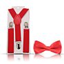 Kids Suspenders with Bowtie Children Bow Tie Set Boys Braces Girls Adjustable Suspenders Baby Wedding Ties Accessories