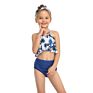 Kids Swimwear Kids Bathing Suits Girls Two Piece a Bikini Children Swimwear Service Floral Quick Dry Not Support