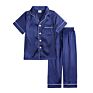 Kids Tales Silk Pajama Sets Satin Children Pajamas Short Set