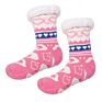 Knit Women Thick Sherpa Fleece Lined Thermal Fuzzy Christmas Fluffy Slipper Socks