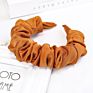 Korean Silk Acetate Satin Pleated Headband Cute Lady Soft Cloth All-Match Hair Accessories Women Ruched Headbands