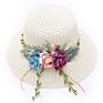 Ladies Sun Straw Hat Women Wide Brim Flower Beach Hats Outdoor Protection Women Designer Floppy Sunhats